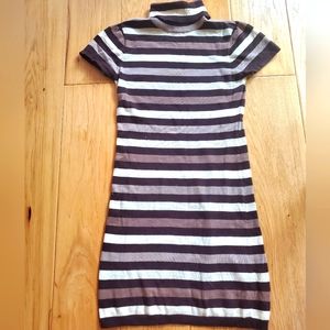 striped dress size S